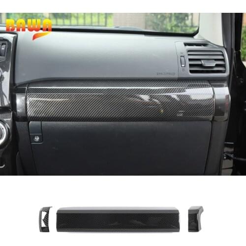 BAWA ABS Co-pilot panel Cover Sticker Decoration Car Accessories for Toyota 4Runner 2010