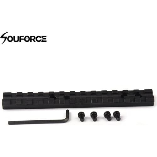 Base mount 10"/25cm Picatinny/Weaver Rail Scope Mount 13 Slots for Shortgun Mossberg
