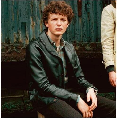 Free shipping.New Brand classic mens cowhide Jackets,mens genuine jacket.casual Leather coat,sales american style