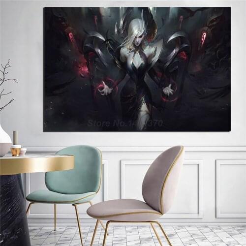 Coven Queen Morgana Pictures Game Painting On Canvas Bedroom Wall Art Decoration Abstract Pictures For Living Room Home Decor