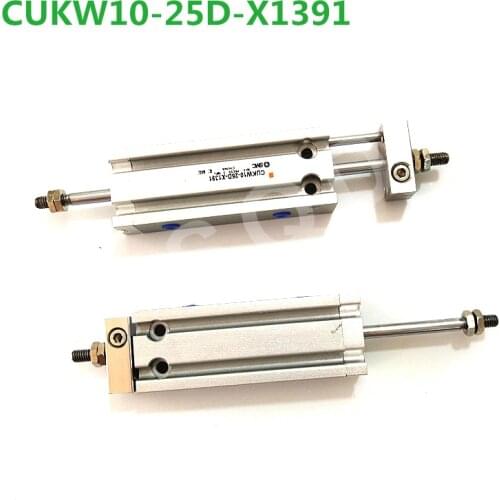 CUKW10-25D-X1391 FSQD SMC Free Mount Cylinder: Non-rotating Rod Type Double Acting, Double Rod CUKW series