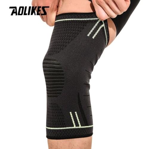 AOLIKES 1PCS Knee Brace, Knee Support for Running, Arthritis, Meniscus Tear, Sports, Joint Pain Relief and Injury Recovery