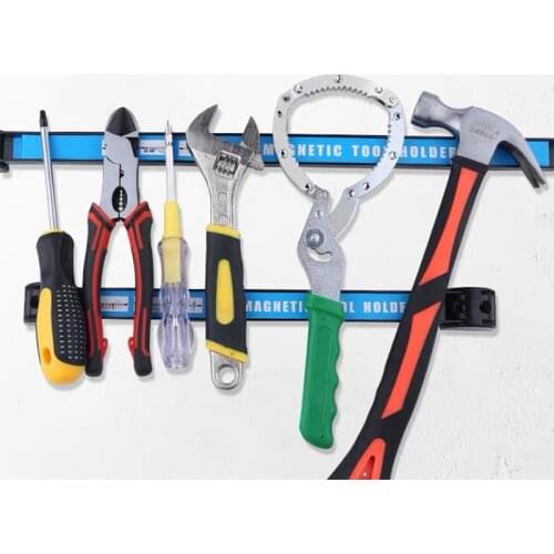 24" Magnetic Tool Holder Racks Super Strong Metal Magnet Storage Tool Organizer Bars Great for Garage Workshop