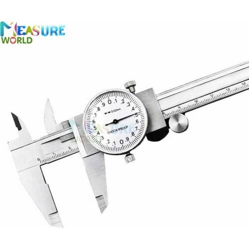 Dial Caliper Metal Vernier Caliper With Dial Indicator Stainless/Carbon Steel Gauge Measuring Tools Micrometer Pied A Coulisse