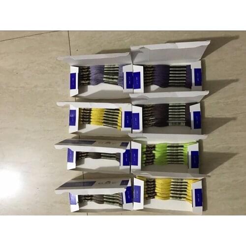 Th new color 01 Original French DMC Thread Embroidery Cross Stitch Floss Thread .7 Yard Long 6 Strands cross stitch skeins