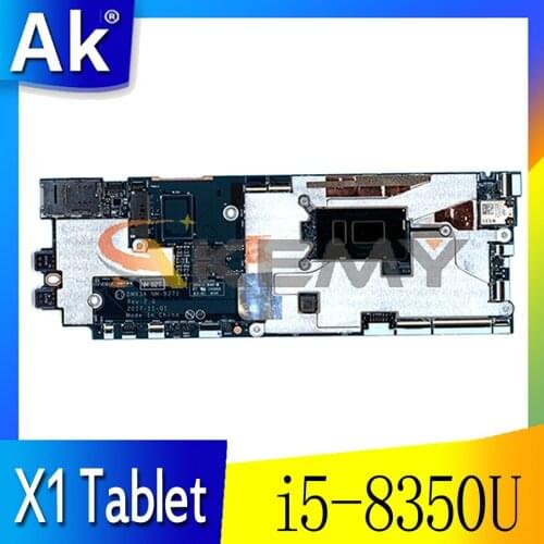 NM-B271 motherboard For ThinkPad X1 Tablet 3rd laptop motherboard FRU 01AW887 01AW886 01AW885 i5 8350U 8GB tested OK Mainboard