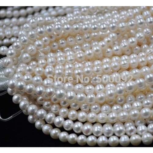 Wholesale 10 strands 8mm genuine freshwater pearl free shipping