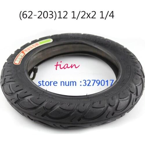 Tyre 12 1/2X2 1/4 ( 62-203 ) fits Many Gas Electric Scooters 12 Inch tube Tire For ST1201 ST1202 e-Bike 12 1/2X2 1/4