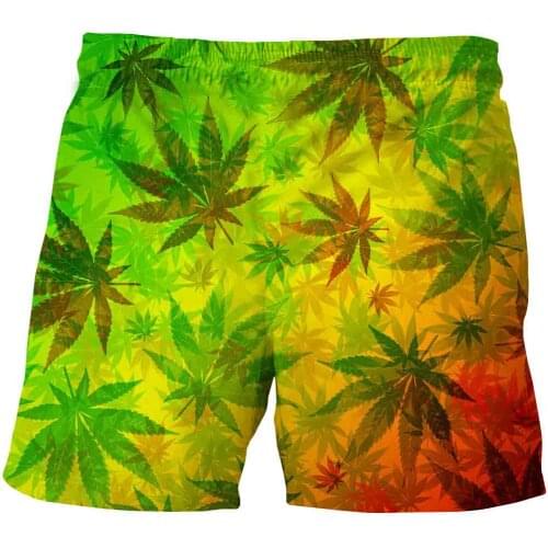 Tree Leaf Shorts Boys Shorts Kids cute Shorts 3D printing Children cool beach Summer Shorts Casual Pants breathable streetwear