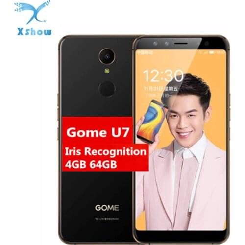 Gome U7 5.99"FHD 3050mAh SmartPhone MTK6757CD Octa Core 13MP 4GB RAM 64GB ROM Android 7.1 NFC Fingerprint 4G LTE Mobile Phone