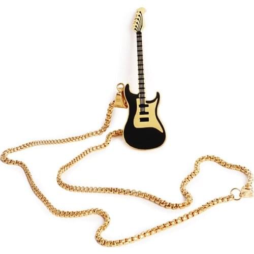 Smiger 1Pc Metal Guitar Pendant Red Guitar Ornaments PP-F80 Folk Electric Classical Guitar Pendant For Gifts Decoration