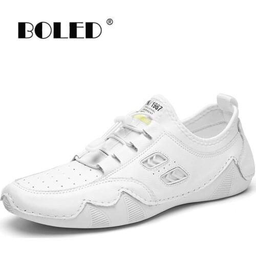 Natural Leather Men Shoes Classic Octopus Casual Shoes High Quality Men Flats Outdoor Walking Shoes Men