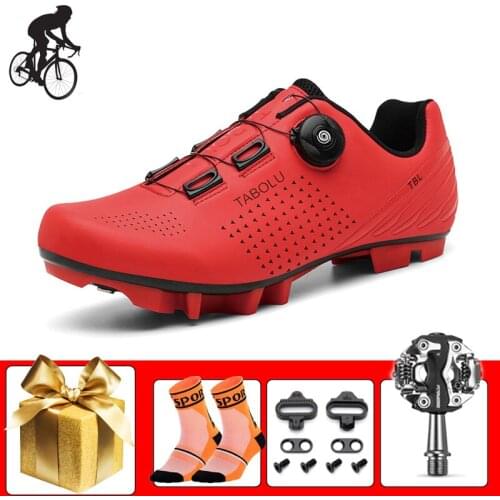 Cycling Shoes Men Women Sapatilha Ciclismo Mtb Bicycle Sneakers Add SPD Pedals Self-locking Breathable Racing Sport Footwear