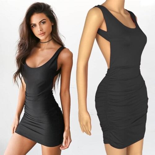 Spring And Summer Womens Dress Party Solid Color Halter Strap Skirt 3 Yards Dream