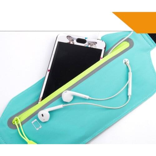 100% Brand New Waist Bag Running Belt With Reflective Strip Adjustable Water Resistant Runner Waist Pack For Men Women