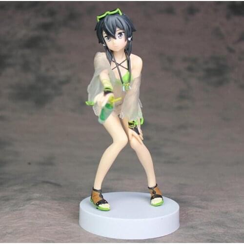 Vogue Asada Shino Sinon EXQ State Game Anime Sword Art Online SAO Memory Defrag Cute Sexy Swimwear Figure Figurine Toys