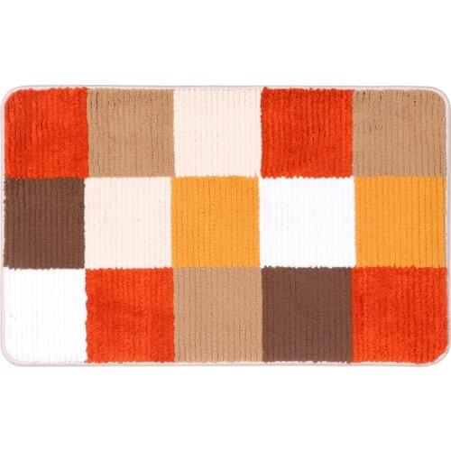 Absorbent Anti-slip Bathroom Bedroom Door Mat Outdoor Rug and Carpet for Home Living Room Geometric Rug Chair Mat