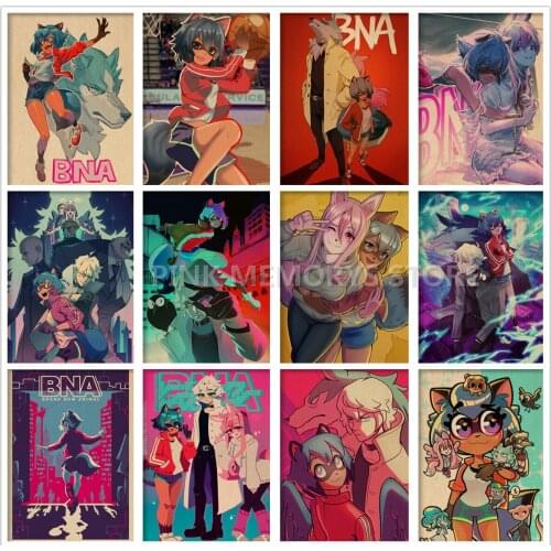 Anime Retro Poster Bna 5D DIY Diamond Painting Anime Poster Wall Decoration Diamond Embroidery Mosaic Picture Home Decoration