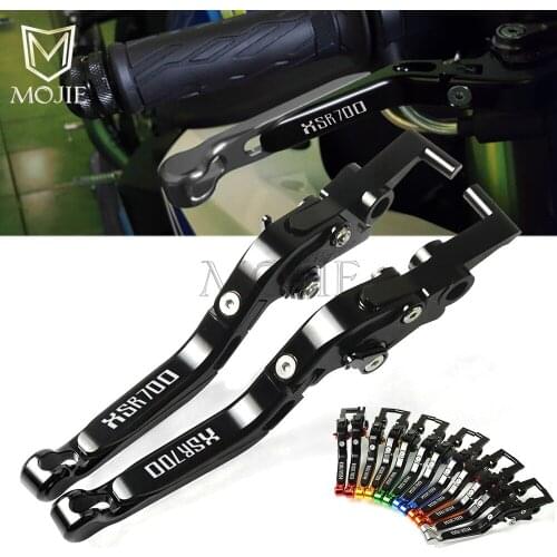 For Yamaha XSR 700 XSR700 ABS 2016-2018 2017 Motorcycle Accessories CNC Adjustable Folding Extendable Brake Clutch Levers Set