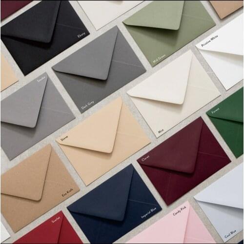 Colorful simple envelope for invitation ,rsvp card,heavyweight envelope,20pcs
