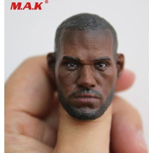 1/6 Scale Man Head Sculpt Basketball Player King LeBron James Head Carving fit 12 inches Male Action Figure Body