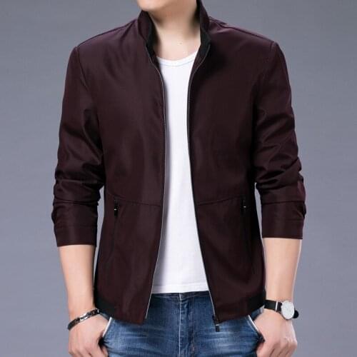 MRMT 2021 Brand New Youth Mens Jackets Coat Overcoat For Male Business Solid Long Sleeve Collar Jacket Outer Wear Clothing