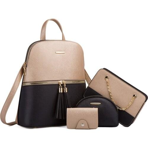 2021 New Womens Backpack Single Shoulder Diagonal Bag Four-Piece Multi-purpose Package Luxury Designer Bag