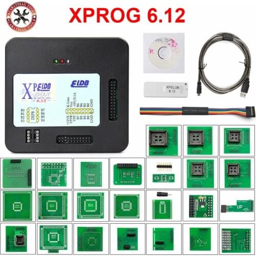 2020 Newest Version XPROG V6.12 X-PROG Box Xprog ECU Programmer Tool XProg ELDB V6.12 XPROG 6.12 XPROG M V6.12 Free Shipping