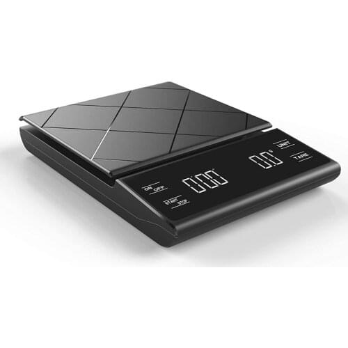 Coffee Scale with Timer Multi-Function bar Counter Electronic Weighing Scale 3KG 0.1g Precision Digital Kitchen Scale