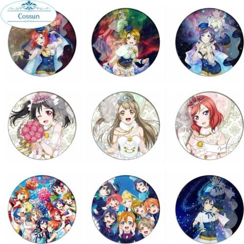 Love Live Lovelive Kotori Minami Cosplay Badge Nishikino Maki Brooch Yazawa Nico Pins Collection Badges for Backpacks