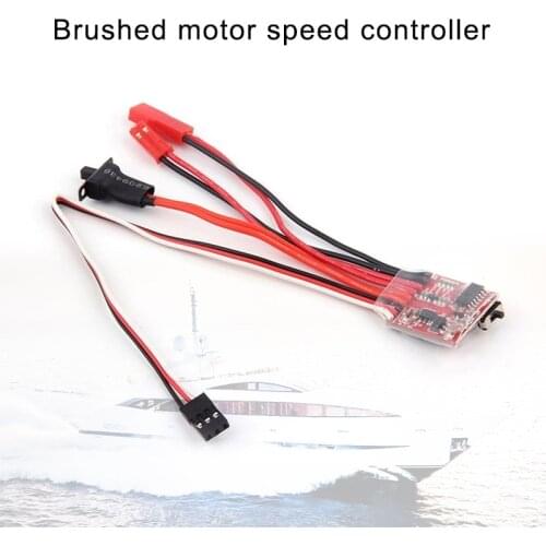 1 Pcs 20A RC ESC Brush Motor Speed Controller Brake for RC Car Boat Control AUG889
