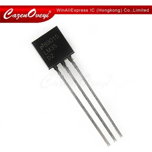 100pcs/lot LM35DZ TO92 LM35 TO-92 LM35D Precision Centigrade Temperature Sensors In Stock
