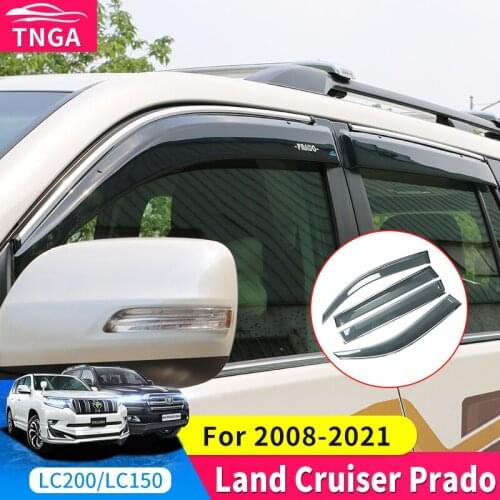 03-20 Toyota Prado Window Deflectors Land Cruiser Original Factory Side Window Deflector 18 Land Patrol Modification Accessories
