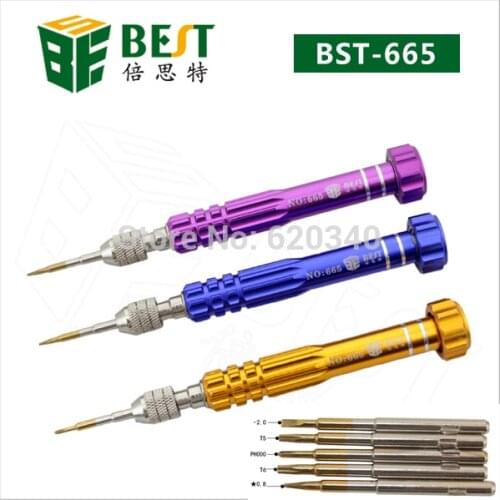 3/pcs BST High Hardness 5 in 1 for iPhone Samsung Phone DIY Repair Tools Pentalobe 0.8 Precision S2 Multi Screwdriver Kit