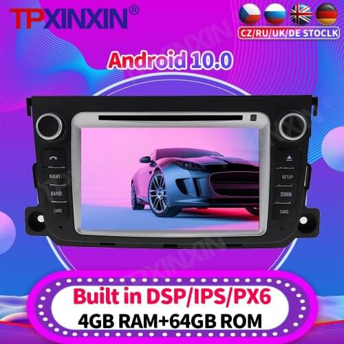 128GB Android 10.0 For BENZ SMART 2010-2014 Car Radio Multimedia Video Player Navigation Stereo GPS Accessories Auto 2din no dvd