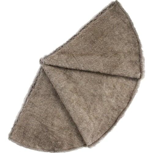 Free Shipping Extra Large 36"/42"/50"/60" high quality faux fur fashion decoration soft and warm Christmas tree skirt p4688