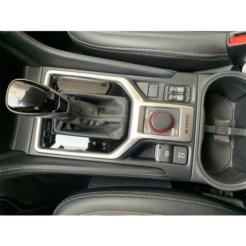 For Subaru Forester 2019 Gear Shift Box Panel Trim Covers Central Control Decoration Frame Sticker Car-Styling Accessories