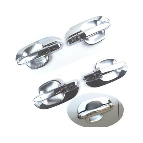 FUNDUOO For Kia Sportage 2005 2006 2007 2008 2009 2010 New Chrome Car Door Handle Cover + Cup Bowl Cover Car Styling