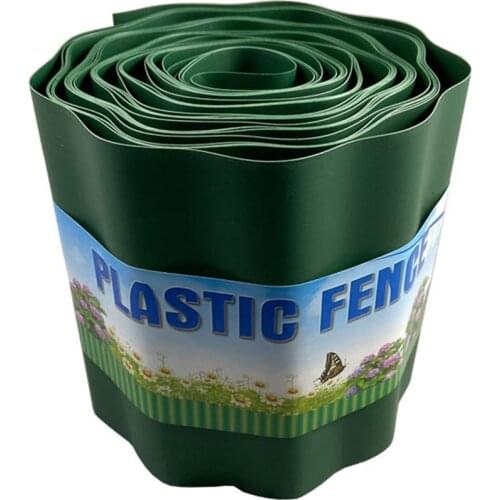 Garden Decorative Fence Plastic Landscape Edging Courtyard Flower Fencing Border Garden Lawn Edging Strip Ground Fence