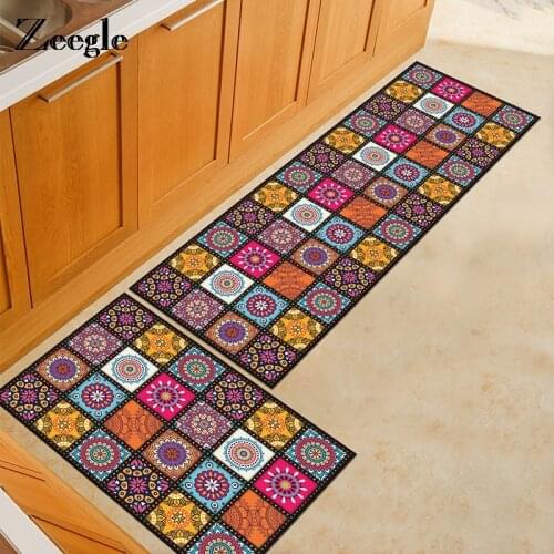 Geometric Nordic Style Carpet Kitchen Rugs Long Rectangle Living Room Floor Mat Sofa Area Rug Anti Slip Soft Bedside Carpet Mat