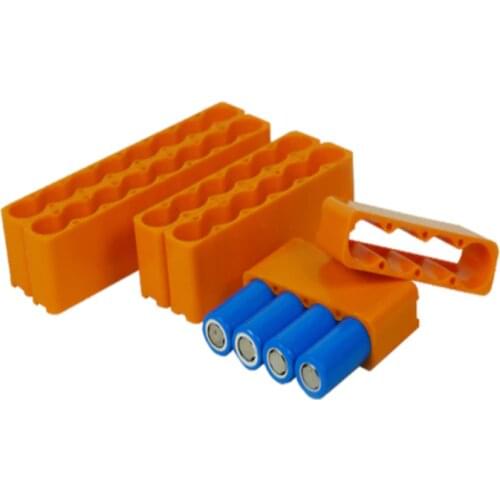 Flexible Battery Fixture Adjustable Battery Pack Clamp for 18650 Battery Single Row