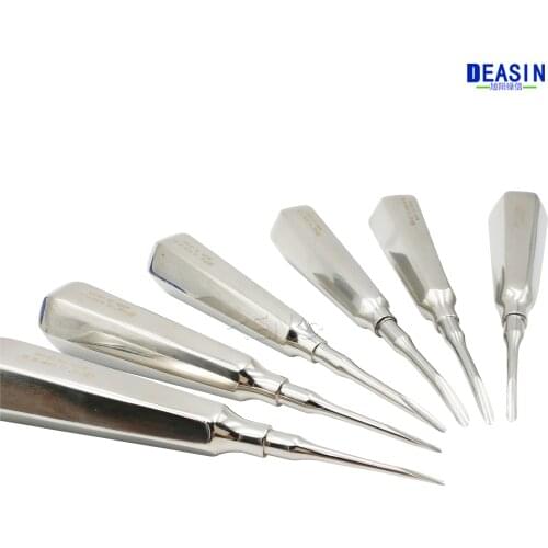 Good Quality New Dental Lab 6 Pcs/ Kit Dentistry Equipment For Teeth Whitening Curved ROOT ELEVATOR