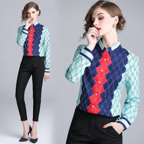 Женские голубые рубашки Konozine China At AliExpress