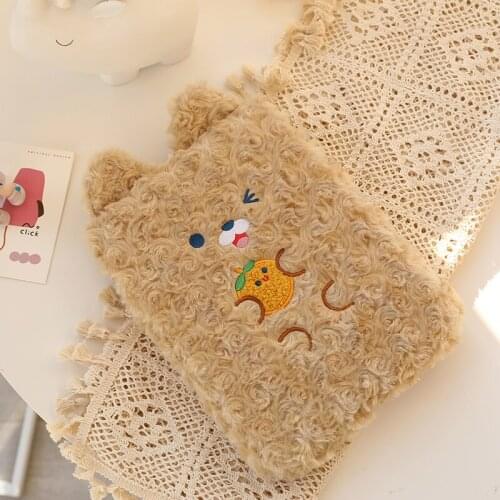 Korea Soft Bear Tablet Case for Ipad Air 10.7inch Case Bag Cute Cartoon Clutch Tablet Samsung Organizer Laptop Tablet Sleeve Bag