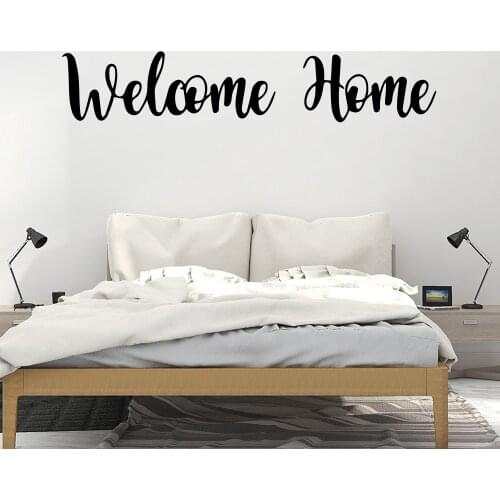 Colorful welcome home Vinyl Self Adhesive Wallpaper For Kids Rooms Nursery Room Decor Background Wall Art Decal