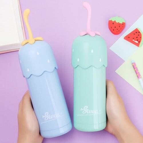 Student Cute Sport Water Bottle Small Portable Kawaii Insulated Water Bottle Stainless Steel Botella Agua Waterbottle Ed50sp