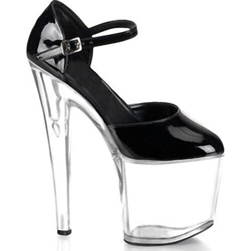 LAIJIANJINXIA Dancing New Sexy 20cm High Heels Dancing Night Club Party Modern Dance Shoes Women Platform Pole Dance Pumps Shoes