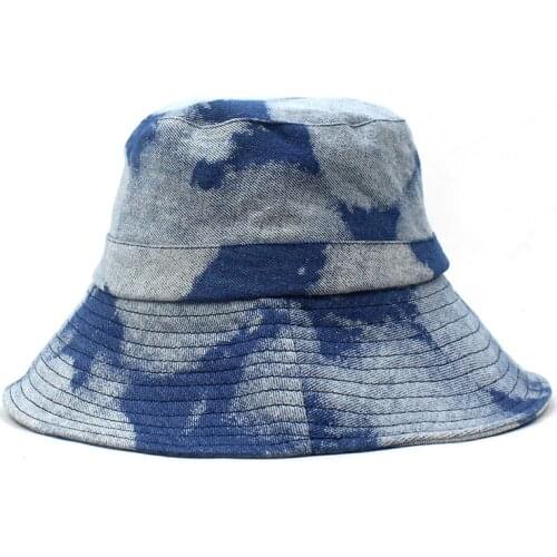 Bucket Hat Wide Brim Women Sun Protection Summer Beach Autumn Jeans Fabric Durable Holiday Outdoor Accessory For Teenagers