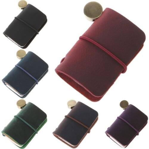 Portable Portable Leather Travel Book Mini Journal Booklet Handmade Cover With Insert Brochure Creative Accessories Writing For