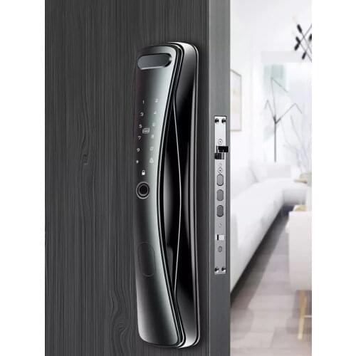 S889MAX Automatic Camera Wifi lock Peephole Finger Print Wifi APP Card Key Password Smart Door Lock
